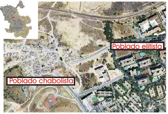 Mirad, esto es una curiosidad de Madrid. La foto es de la zona noroeste de Mirad, esto es una curiosidad de Madrid. La foto es de la zona noroeste de